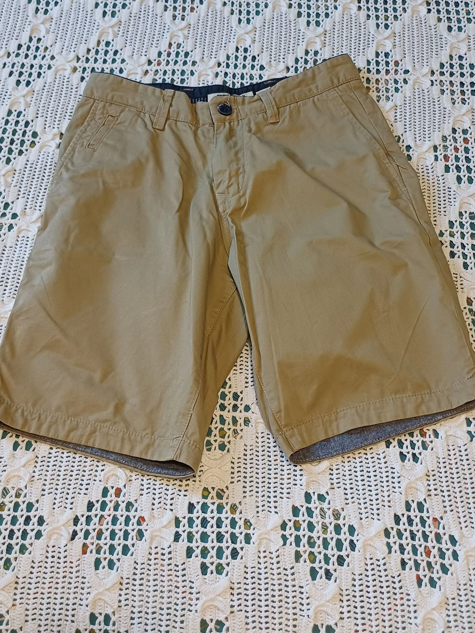 Calções Chino masculinos 36